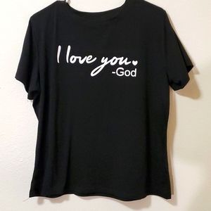 Black tee